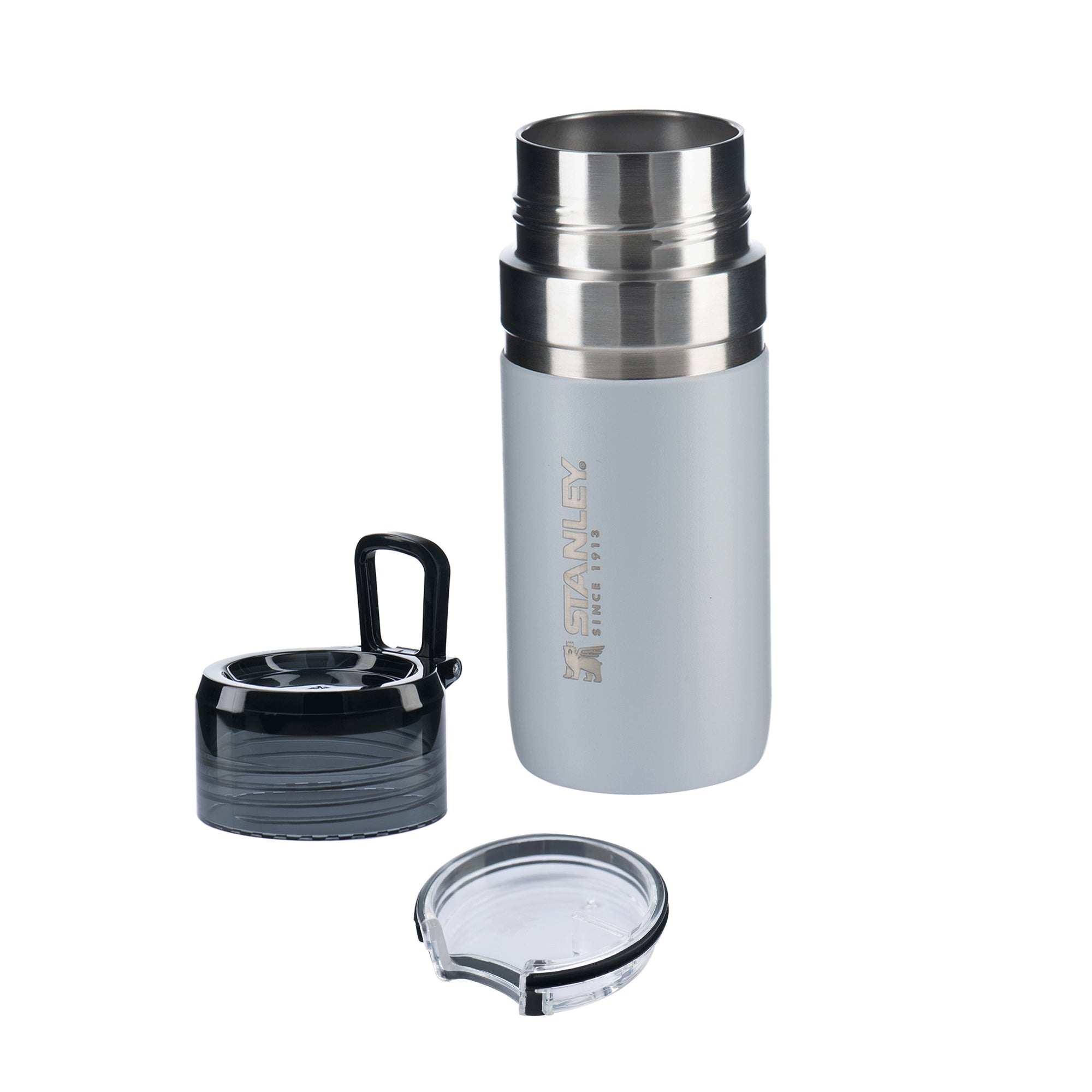  GO FLIP 470ml grey light - vacuum bottle - STANLEY - 28.40  € - outdoorové oblečení a vybavení shop